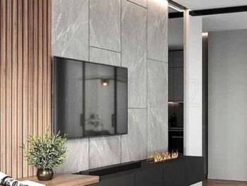 Kệ tivi treo tường gọn gàng và sang trọng
