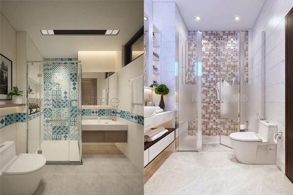 Phòng tắm nhỏ, tuyệt đẹp dù có diện tích nhỏ