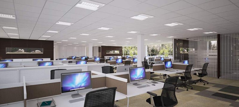 Phong cách thiết kế độc đáo với nhưng vách ngăn nhỏ