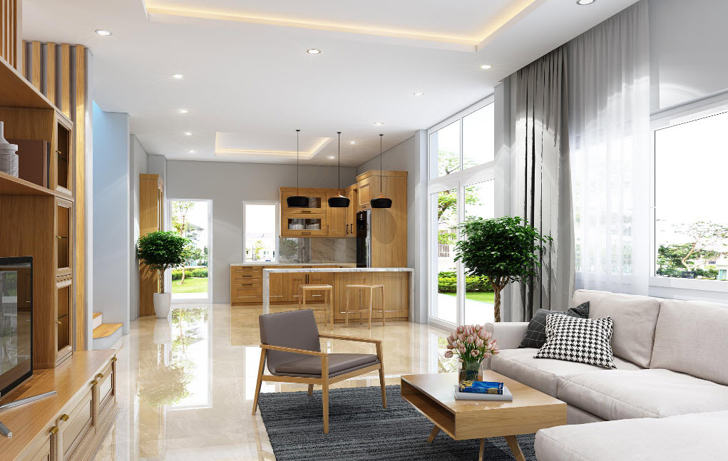 Phong cách nội thất biệt thự nhà phố tại Sầm Sơn